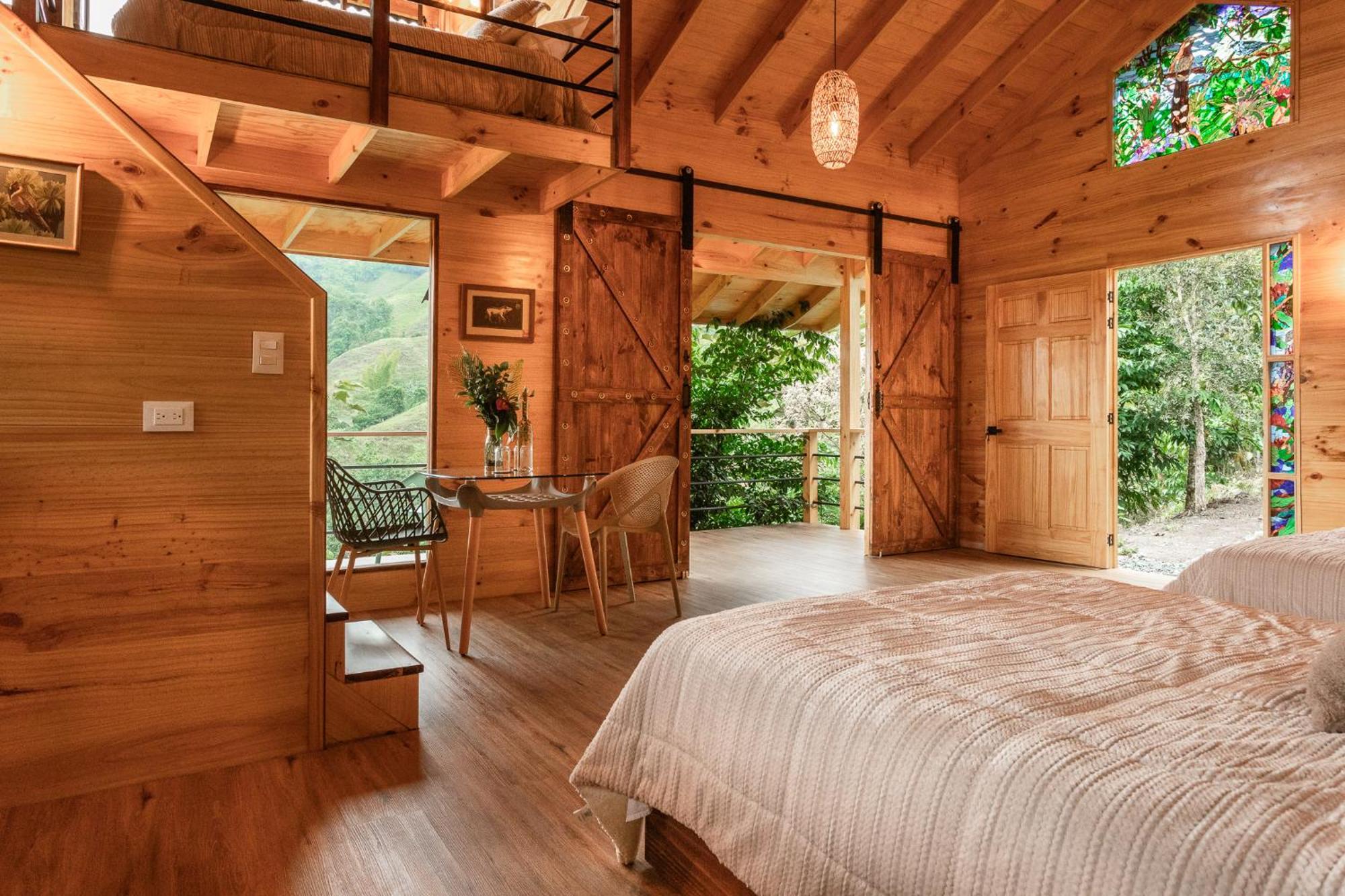 Tominejo Ecolodge - Casas En Los Arboles Neira Dış mekan fotoğraf